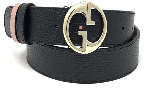 gucci interlocking g reversible belt 1.55w black|Gucci interlocking g belt women's.